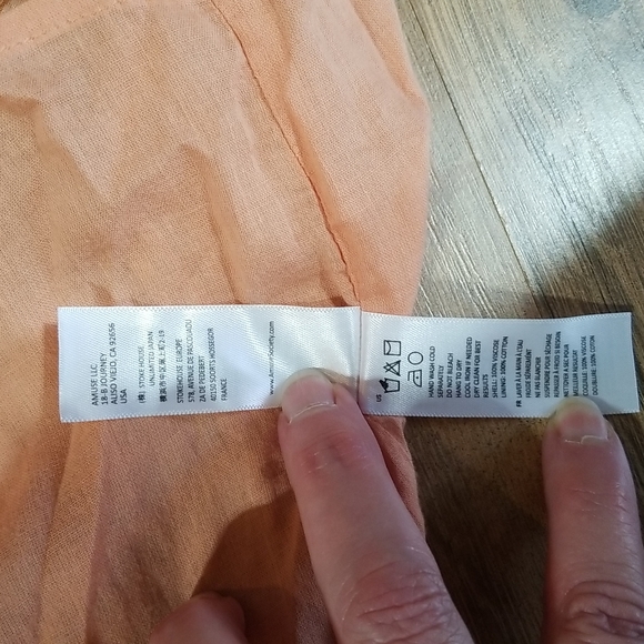 AMUSE SOCIETY Luciana Beach Vida Boho Coral Sand Paisley Peasant Mini Dress - Picture 14 of 15